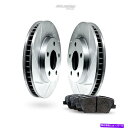 brake disc rotor c/v用のフロントスロット付きブレーキローターディスクとセラミックパッド、グランドキャラバン Front Slotted Br...