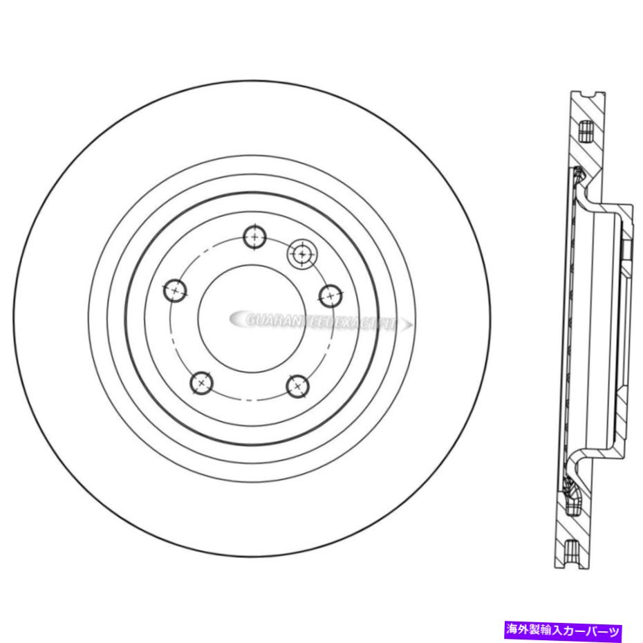 brake disc rotor ランドローバーレンジローバースポーツ2014-2018セントリックリアブレーキローターディスクTCP用 For Land Rover Range Rover Sport 2014-2018 Centric Rear Brake Rotor Disc TCP