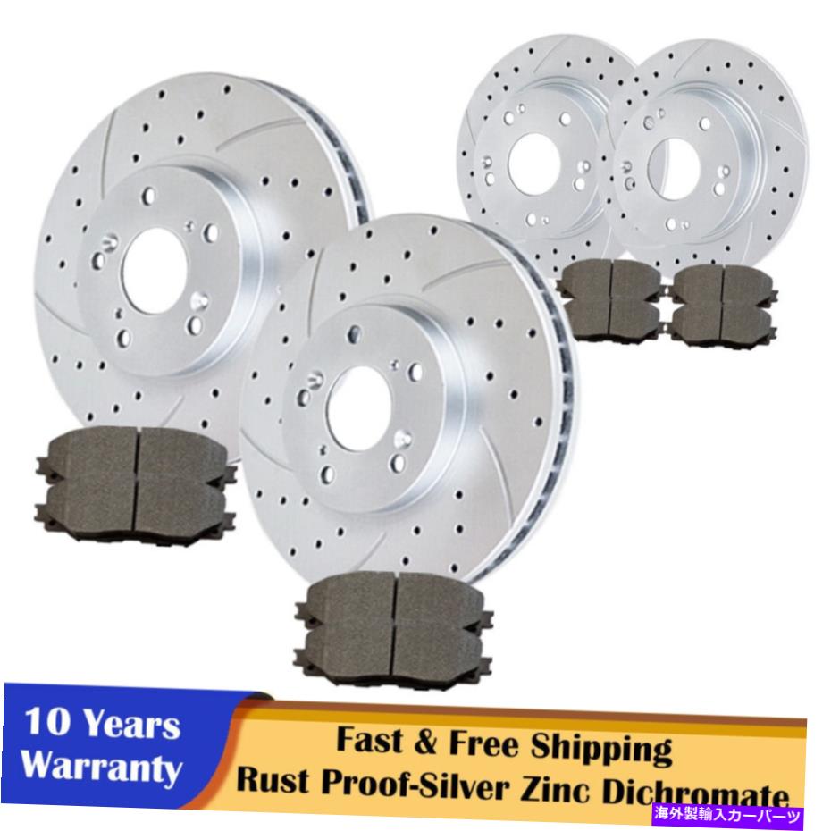 Us Custom Parts Shop USDM㤨brake disc rotor եȥꥢɥȥ֥졼ѥåɥեåȥۥɥTSX֥졼å Front Rear Drilled Rotors and Brake Pads Fit Honda Accord Acura TSX Brakes KitsפβǤʤ87,780ߤˤʤޤ