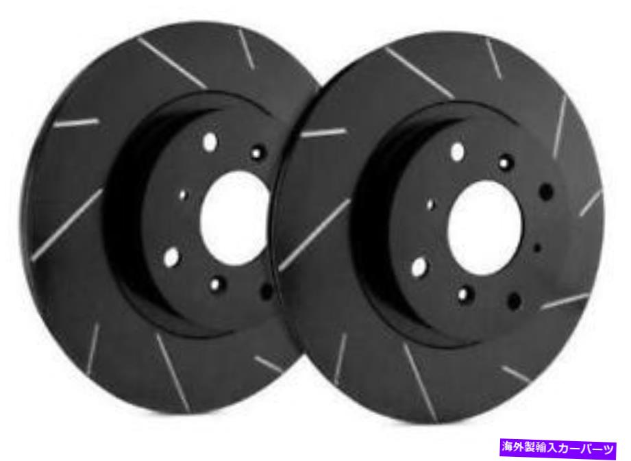 brake disc rotor SPパフォーマンスブラックZRC 258.5mm 1982-83日産280ZXのスロットスロットブレーキローター SP Performance Black ZRC 258.5mm Slotted Brake Rotors for 1982-83 Nissan 280ZX