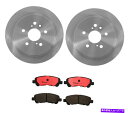 brake disc rotor ブレンボリアブレーキキットセラミックパッドトヨタハイランダー用コートディスクローター08-13 Brembo Rear Bra...