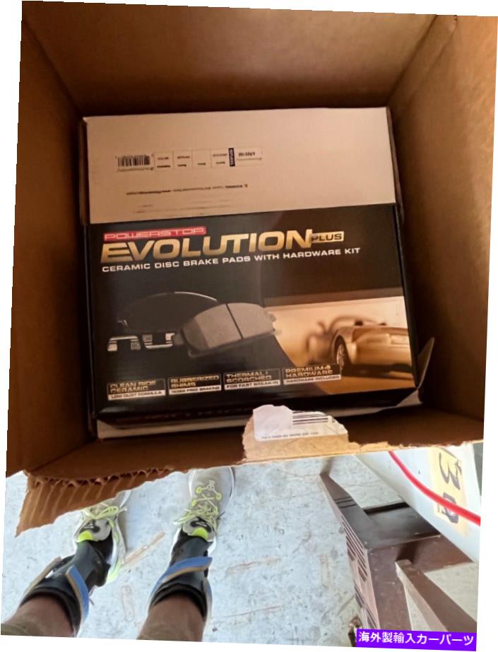 brake disc rotor Set-P15AR85166EVC-2 PowerStopブレーキディスク2輪セットリアセットW/パワーストップパッド新規 SET-P15AR85166EVC-2 Powerstop Brake Discs 2-Wheel Set Rear W/power stop Pads new