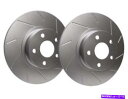 brake disc rotor SPパフォーマンスシルバーZRC 290mm 1984-1986 NISSAN 300ZXのスロットスロットブレーキローター ...