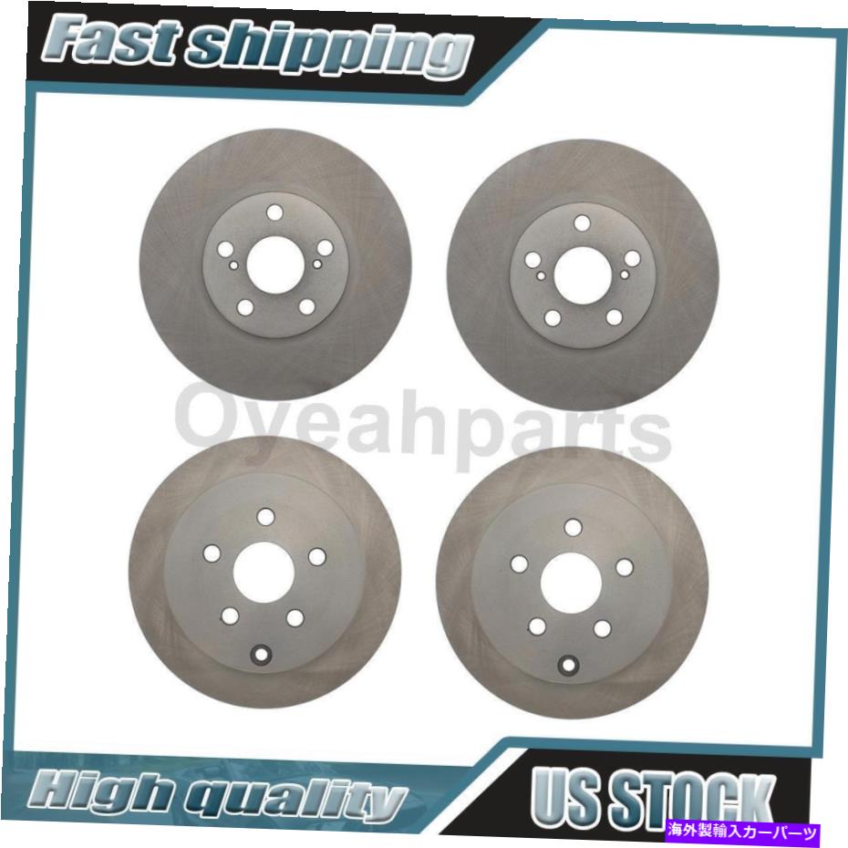 brake disc rotor トヨタセリカ2000-2005 c-tekフロントリア4xディスクブレーキローター Fits Toyota Celica 2000-2005 C-Tek Front Rear 4X Disc Brake Rotor