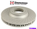 brake disc rotor ポルシェ911ターボ07-13フロントドライバーの左ディスクブレーキローターzimmermann coat-z For Por...