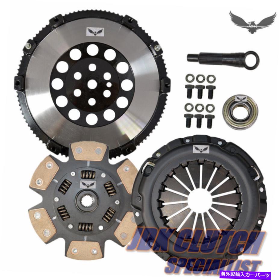 clutch kit JDKステージ3クラッチキット＆Lite-Flywheel 90-92 Eclipse GSX 2.0L Turbo AWD *6ボルト JDK STAGE 3 CLUTCH KIT & LITE-FLYWHEEL 90-92 ECLIPSE GSX 2.0L TURBO AWD *6 BOLTS