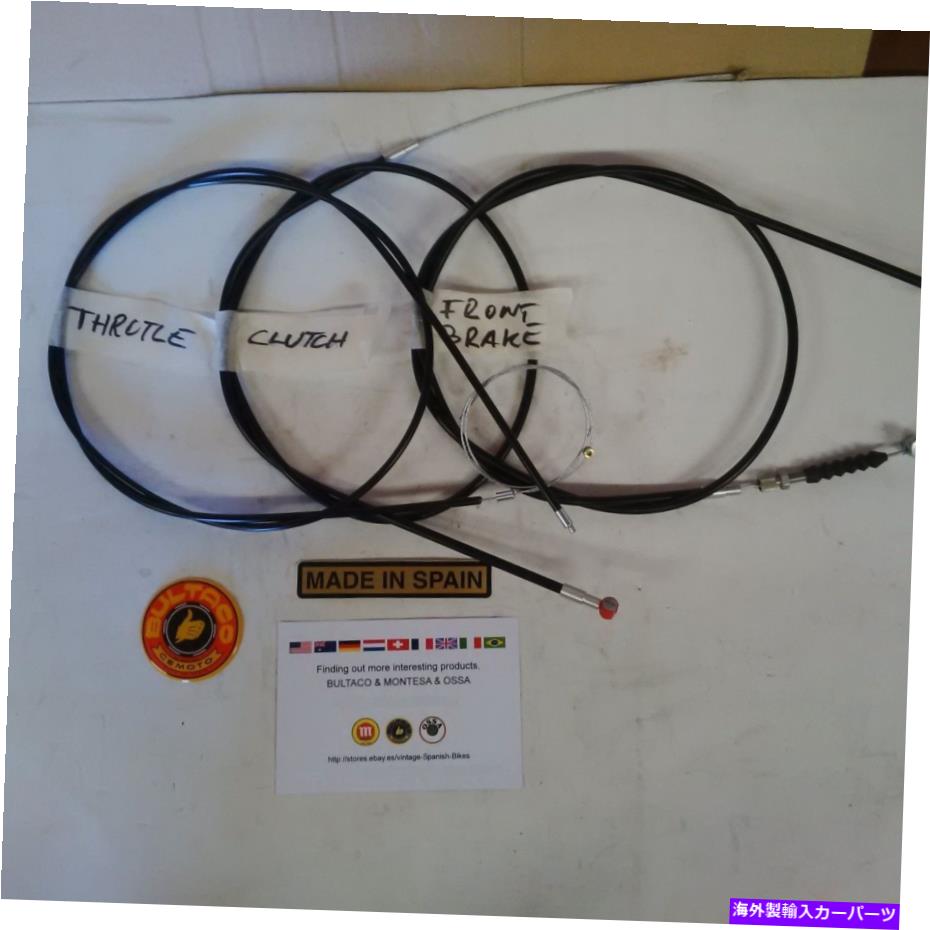 clutch kit Bultaco Alpina New Kit 3ケーブルクラッチスロットルフロントブレーキBultaco Alpina BULTACO ALPINA NEW KIT 3 CABLES CLUTCH THROTTLE FRONT BRAKE BULTACO ALPINA