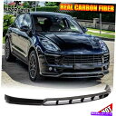 海外製 エアロパーツ ポルシェマカンスポーツ4DOOR 2014-2017フロントバンパースポイラーリップカーボンファイバー Fits Porsche Macan Sport 4Door 2014-2017 Front Bumper Spoiler Lip CARBON FIBER