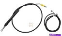 clutch kit La Choppers完全なハンドルバーケーブル/ブレーキ&クラッチライン/ワイヤーキット - ブラックビニール LA Choppers Complete Handlebar Cable/Brake & Clutch Line/Wire Kit - Black Vinyl(2)