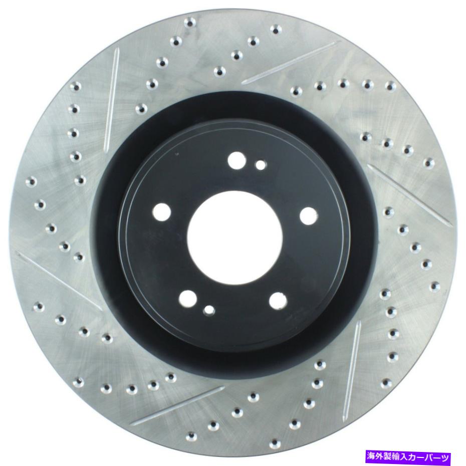 brake disc rotor 08-15ランサー用のストップテックフロントパッシングサイドディスクブレーキローター（127.46076R） Stoptech Front Passenger Side Disc Brake Rotor for 08-15 Lancer (127.46076R)