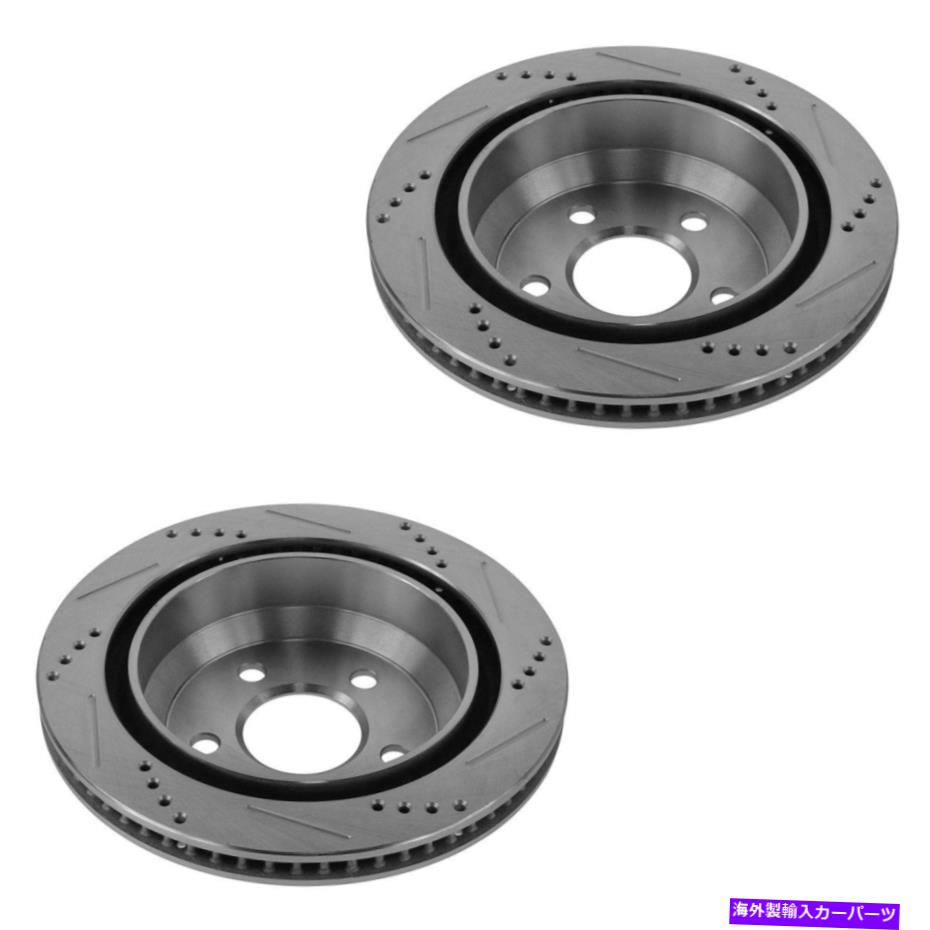brake disc rotor TRQローター＆ブレーキパッドセラミックパフォーマンスフロントリアキットw/化学物質 TRQ Rotor & Brake Pad Ceramic Performance Front Rear Kit w/Chemicals【並行輸入品】