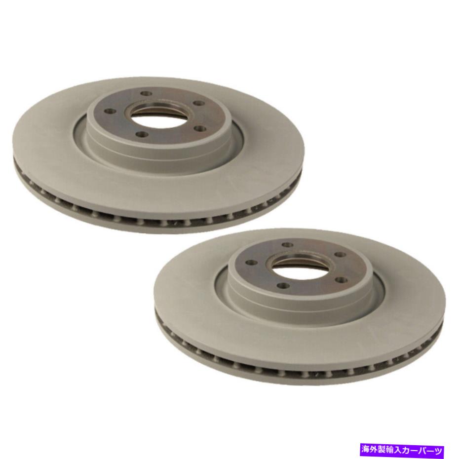 brake disc rotor フォードリンカーン用の2 320mmフロントベント付きディスクブレーキローターのモータークラフトOEMセット Motorcraft OEM Set of 2 320mm Front Vented Disc Brake Rotors for Ford Lincoln