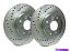 brake disc rotor 16-20ܥ졼٥åC55-2172-PSPѥեޥ󥹥С֥졼 SP Performance Silver Cross Brake Rotors for 16-20 Chevrolet Corvette C55-2172-P