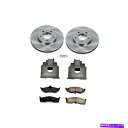 brake disc rotor kcoe5035パワーストップブレーキディスクとキャリパーキット2輪セットフロント新しいダッジ KCOE5035 Powers...