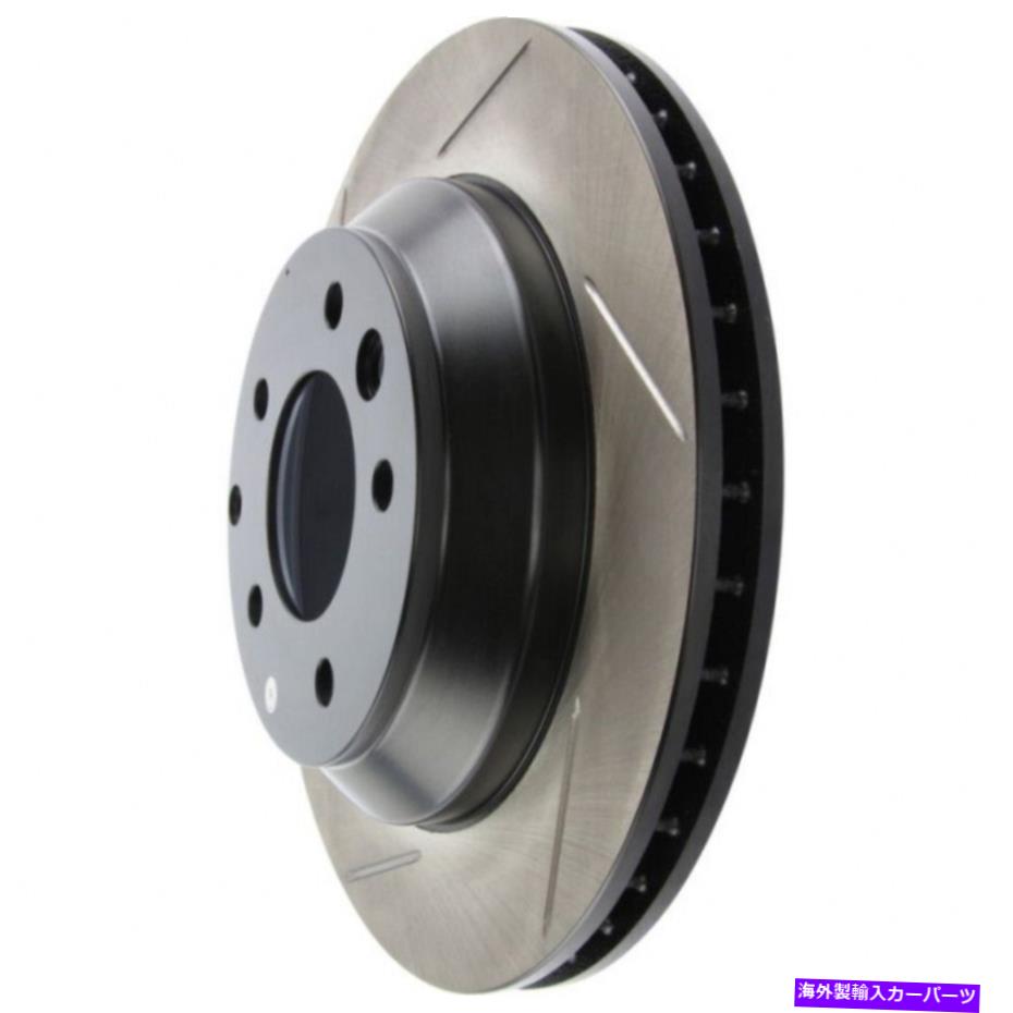 brake disc rotor ポルシェカイエンのためのストップテック2003-2018ブレーキロータースポーツスロットスロットフロント＆リア StopTech For Porsche Cayenne 2003-2018 Brake Rotor Sport Slotted Front & Rear
