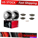 brake disc rotor 2008-2015メルセデスベンツC350リアブレーキローターとセラミックブレーキパッドブレンボ Fits 2008-2015 Mercedes-Benz C350 Rear Brake Rotors & Ceramic Brake Pads Brembo(2)
