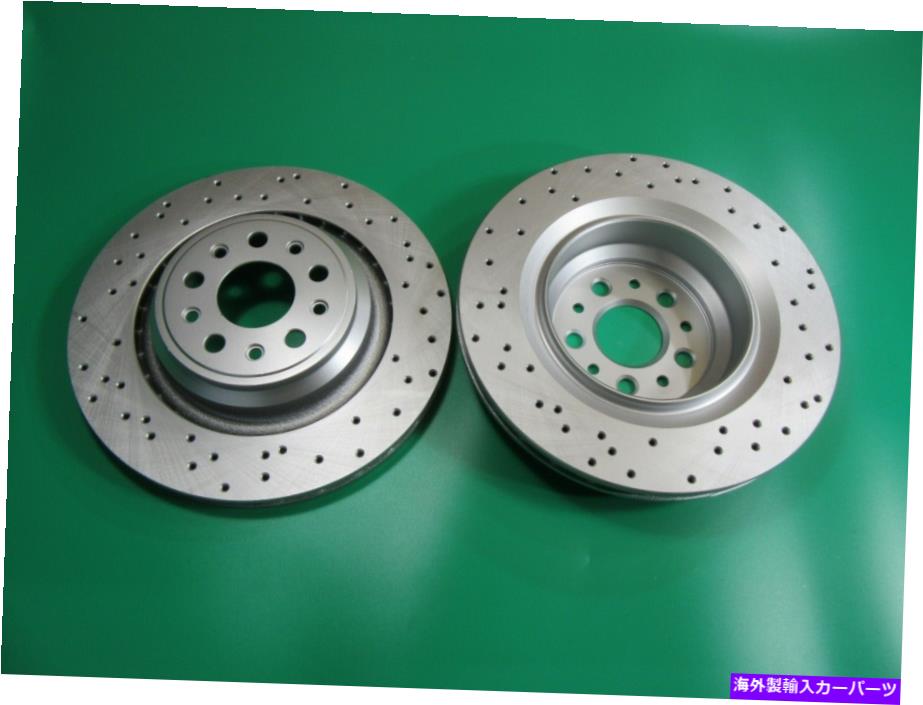 brake disc rotor MaseratiリアブレーキローターTopeuro（2のセット）670031597 Ghibli Quattroporte Maserati Rear Brake Rotors TopEuro (set of 2) 670031597 Ghibli Quattroporte
