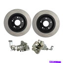 brake disc rotor 2005 2006 2007 Honda Accord Rear Brake Rotors and Calipers For ...