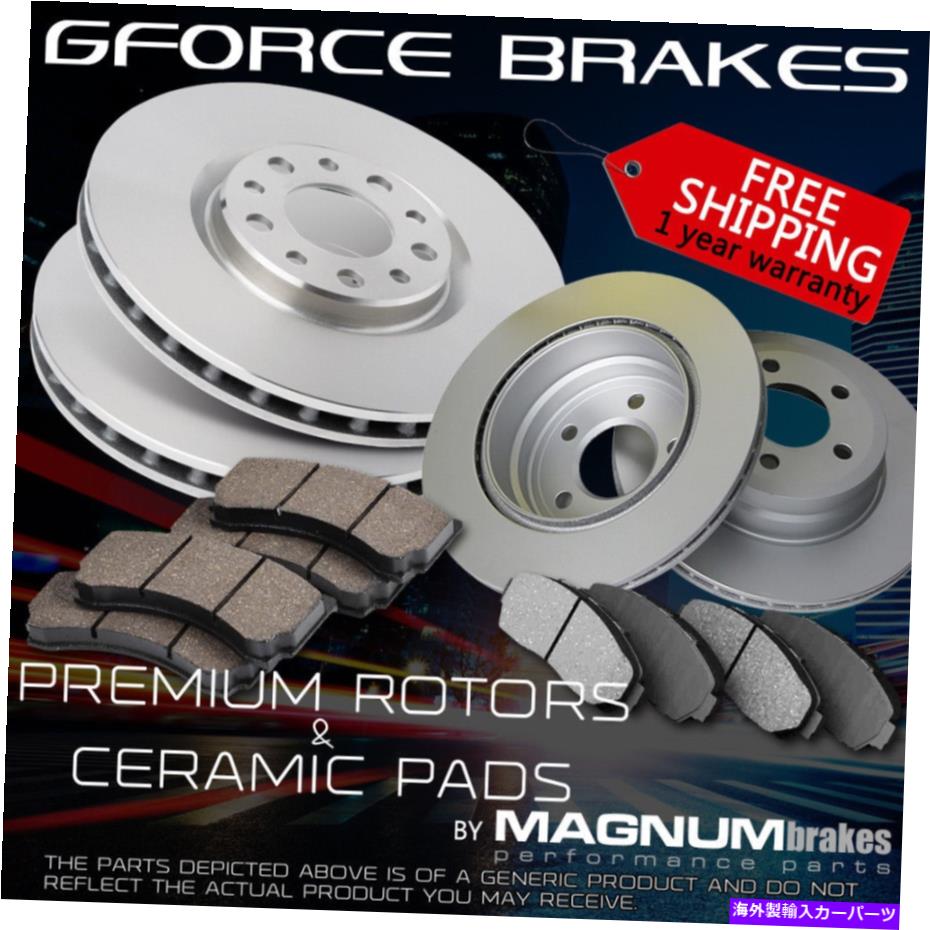 brake disc rotor シボレーカマロのフロント+リアプレミアムローターとセラミックパッド、ポンティアックファイアバード Front+Rear Premium Rotors & Ceramic Pads for Chevrolet Camaro, Pontiac Firebird