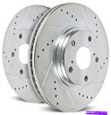 brake disc rotor Power Stop AR82101XPRFRONT EVOLUTION DRILLILD＆SLOTTED ROTORペア Power Stop AR82101XPRFront Evolution Drilled & Slotted Rotor Pair