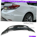 海外製 エアロパーツ 13-15 9th Honda Civic Sedan Si Forgedカーボンファイバーリアスポイラートランクウィング For 13-...