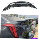 海外製 エアロパーツ Cadillac CT4 2020-2021 Forged Carbon Fiber Rear Bootスポイラーウィング For Cad...