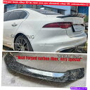 海外製 エアロパーツ 鍛造カーボンファイバーリアトランクウィングスポイラーリップジャガーXE XELセダン2015-19 Forged Carbon Fiber...