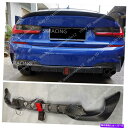 海外製 エアロパーツ リアルカーボンファイバーリアバンパーディフューザーリップフィットBMW 3シリーズG20 G28 2019-2022 Real Carbo...