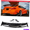 海外製 エアロパーツ 2015-2020 BMW F82 M4 GTスタイルFORGEDカーボンファイバートランク蓋スポイラーウィング FOR 2015-202...