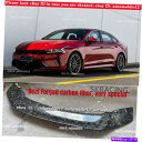 海外製 エアロパーツ 鍛造カーボンファイバーリアトランクリップスポイラーウィング2021-2022 kia k5に新しくフィット Forged Carbon F...