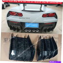 海外製 エアロパーツ 14-19用コルベットC7 Z06フォードカーボンファイバーリアバンパーディフューザーリップスプリッター For 14-19 Corvet...