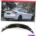 海外製 エアロパーツ テスラモデル3ウィングリアトランク2017-2021用の偽造カーボンファイバースポイラー Forged Carbon Fiber Spoi...
