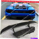 海外製 エアロパーツ ランボルギーニLP610 LP580 Vスタイルのためのリアルフォードカーボンファイバーリアスポイラーウィング Real Forged C...