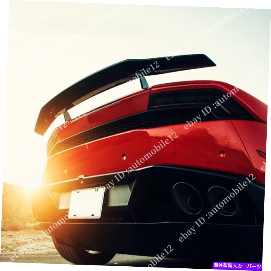 海外製 エアロパーツ Lamborghini Huracan LP610 LP580リアルカーボンファイバーリアトランクスポイラーウィングに適合する Fits Lamborghini Huracan LP610 LP580 Real Carbon Fiber Rear Trunk Spoiler Wing