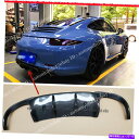 海外製 エアロパーツ 12-15用ポルシェ911 991.1 VRSスタイルカーボンファイバーリアバンパーリップディフューザー For 12-15 Porsche 911 991.1 VRS style Carbon Fiber Rear Bumper Lip Diffuser(2)