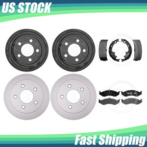 brake disc rotor եå1999ץ󥰥顼ƥ󥰥֥졼ɥ +᥿åѥåɥ֥졼塼ol Fits 1999 Jeep Wrangler Coated Brake Rotors Drums + Metallic Pads Brake Shoes OL