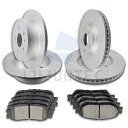 brake disc rotor Lexus ES300 2004-2006 Lexus ES330用のフロントリアセラミックパッドとローターブレーキ Fron...