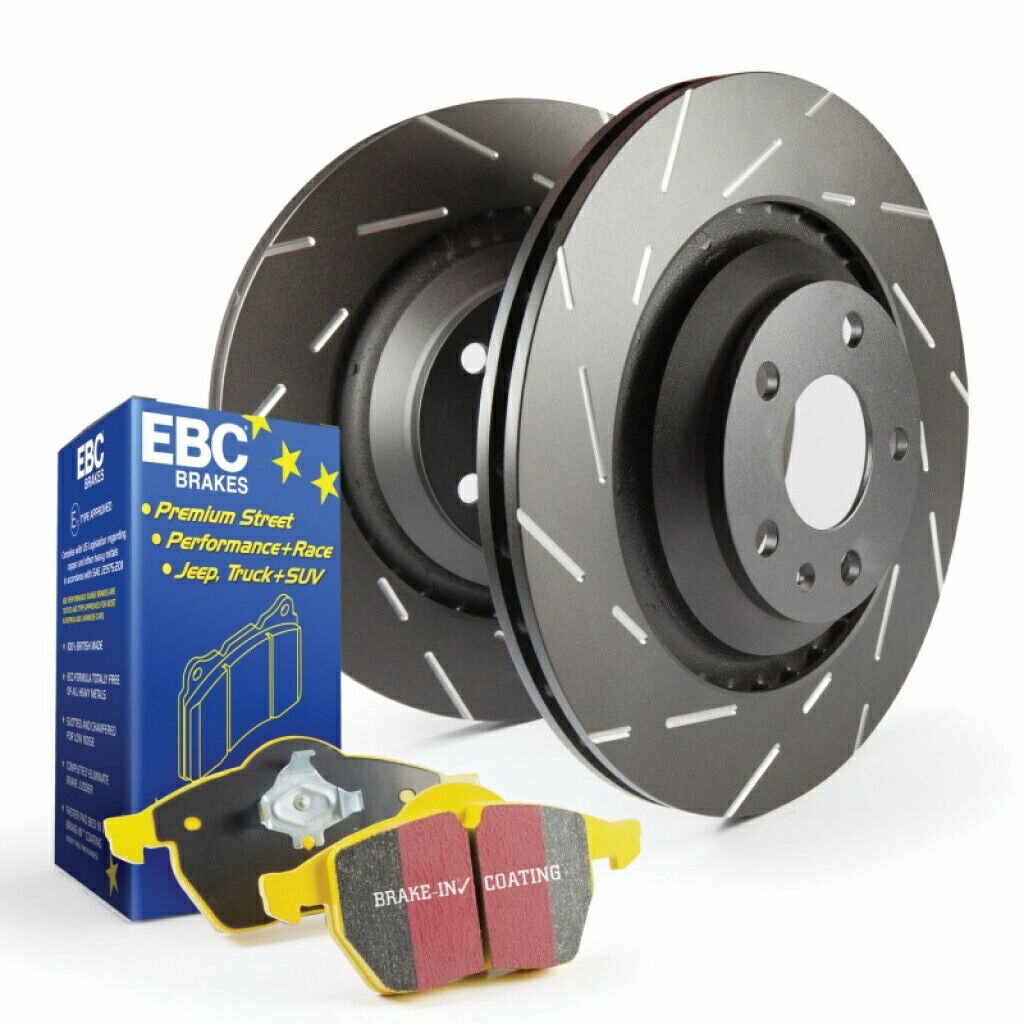 brake disc rotor Lotus Exige 2006-2010 Front Brake Kit S9 YellowStuff、Kitとして販売されるEBC EBC For Lotus Exige 2006-2010 Front Brake Kit S9 Yellowstuff, Sold As Kit