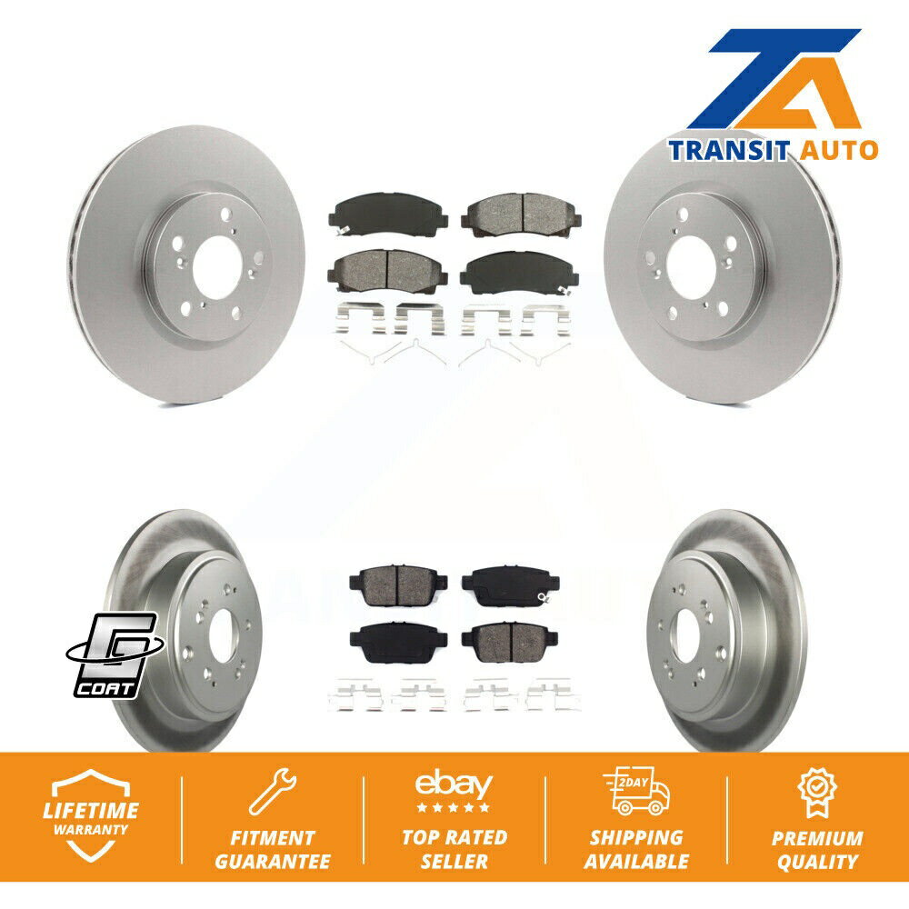 brake disc rotor 2006年から2014年のホンダリッジラインのフロントリアコートブレーキローターセミメタルパッドキット Front Rear ...