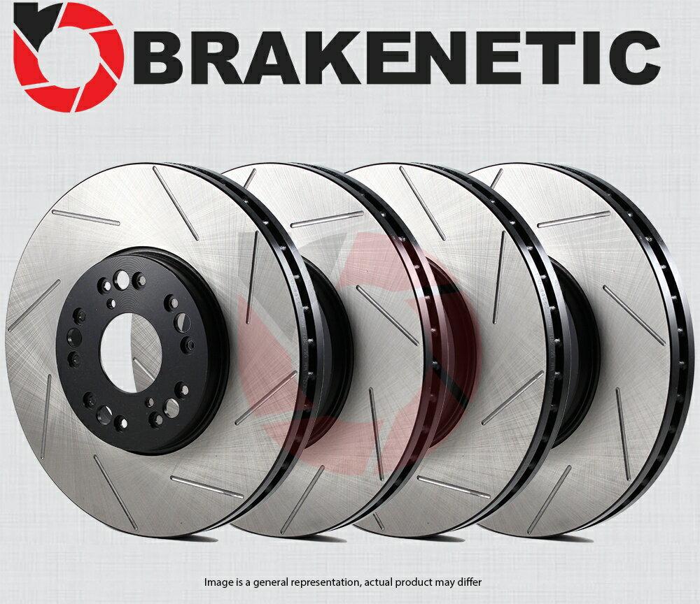 brake disc rotor [ե +ꥢ] Brakenetic Premium Slotted Brake Disc Rotors BPRS69152 [FRONT + REAR] BRAKENETIC PREMIUM SLOTTED Brake Disc Rotors BPRS69152