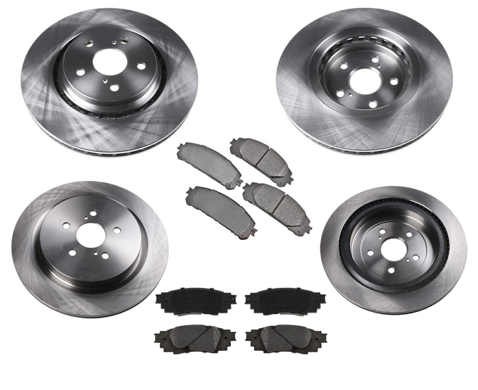 brake disc rotor FRT＆リアディスクブレーキローターWセラミックパッドは2018-2020 LEXUS RX350L 6PCに適合します Frt & Rear Disc Brake Rotors W Ceramic Pads Fits For 2018-2020 Lexus RX350L 6pc