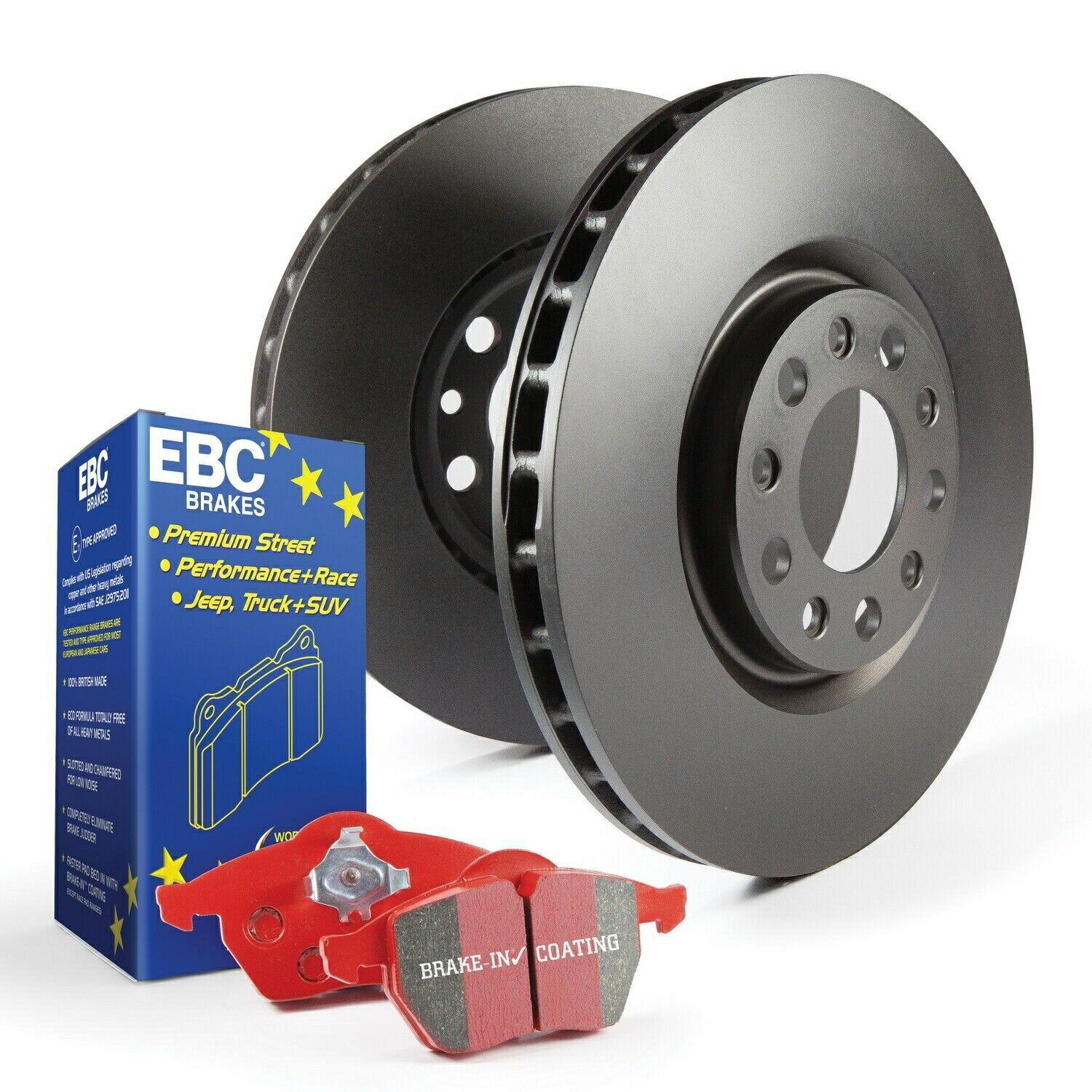 brake disc rotor EBCブレーキS12KR1347 S12キットレッドスタッフとRKローター適合07-15 TOUAREG EBC Brakes S12KR1347 S12 Kits Redstuff and RK Rotors Fits 07-15 Touareg