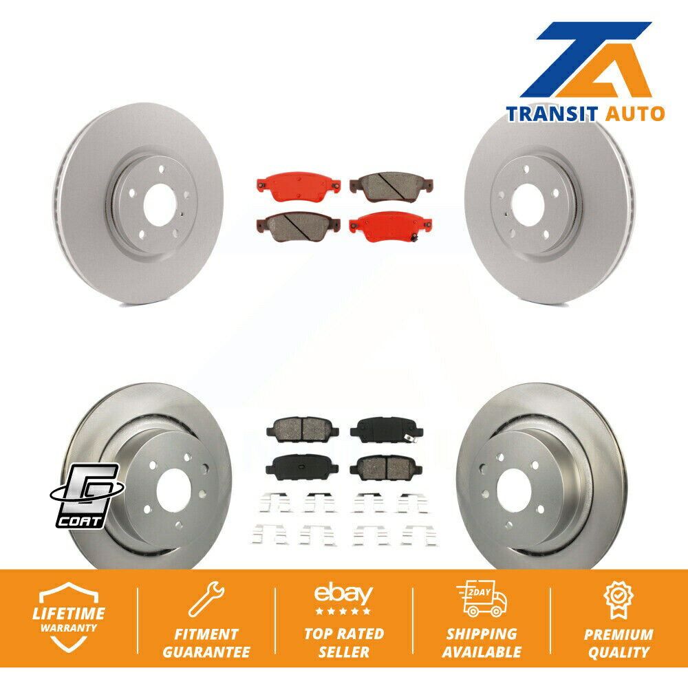 brake disc rotor フロントリアコートディスクブレーキローターインフィニティG37 G35 Q60用セミメタルパッドキット Front Rear ...