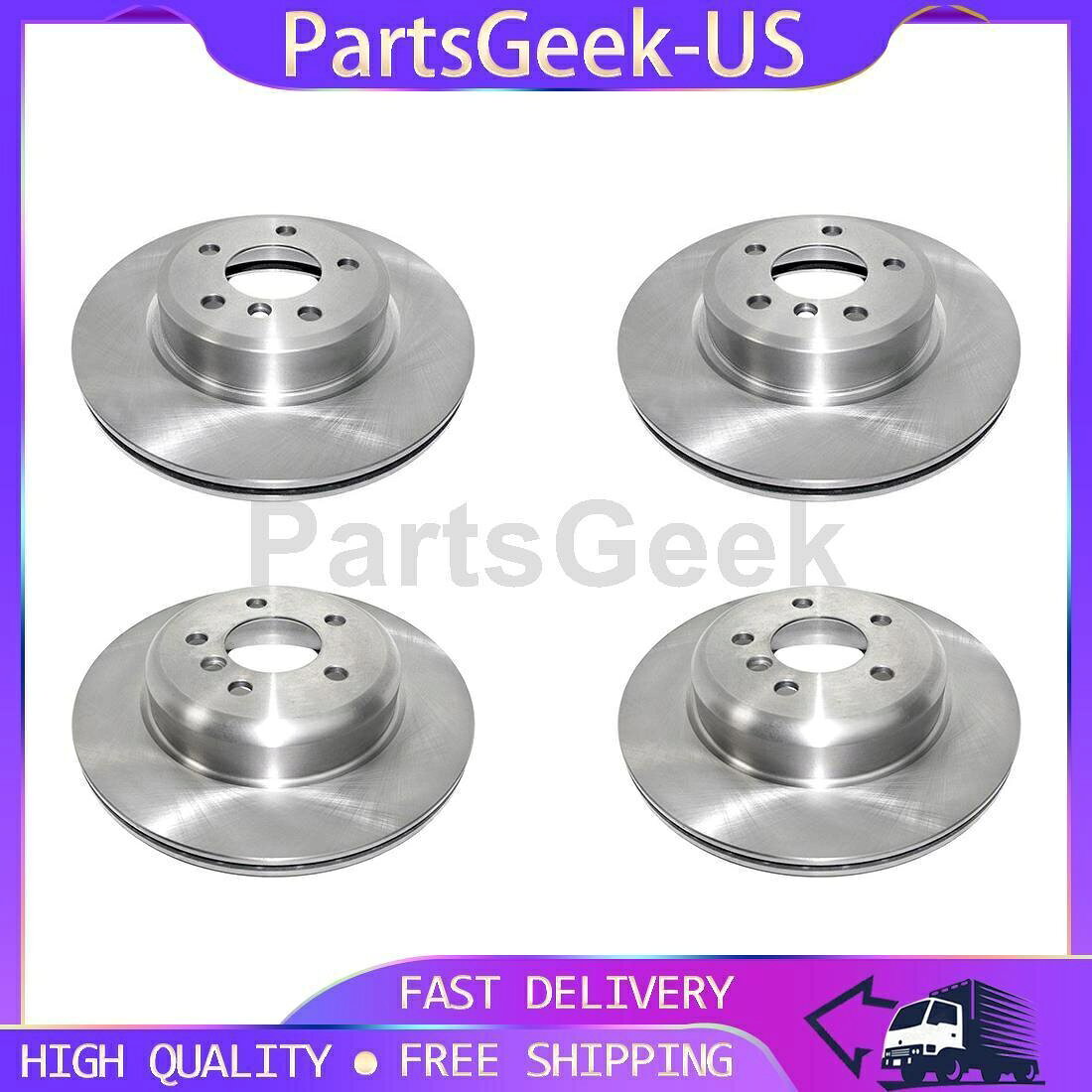 brake disc rotor 4xフロントリアディスクブレーキローターデュラゴはBMW 528i 2011-2016に適合します 4x Front Rear Disc Brake Rotor DuraGo fits BMW 528i 2011-2016