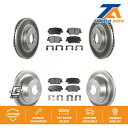 brake disc rotor Kia Sorento Hyundai Santa用のフロントリアコートブレーキローターセミメタルパッドキット Front R...