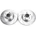 brake disc rotor EBR1445XPR PowerStopブレーキディスク328セダンBMW 328I XDRIVEの2輪セットフロント EBR1445XPR Powerstop Brake Discs 2-Wheel Set Front for 328 Sedan BMW 328i xDrive