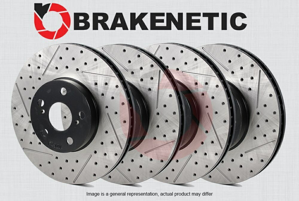 brake disc rotor フロント リア Brakenetic Premium Drilled Slotted Brake Discortors BPRS36518 FRONT REAR BRAKENETIC PREMIUM Drilled Slotted Brake Disc Rotors BPRS36518