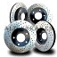 brake disc rotor CHE0085SD٥å65-82֥졼åȥե+ꥢɥǥץ륹å CHE0085SD Corvette 65-82 Brake Rotors Set Front+Rear Cross Drill &Dimple Slots