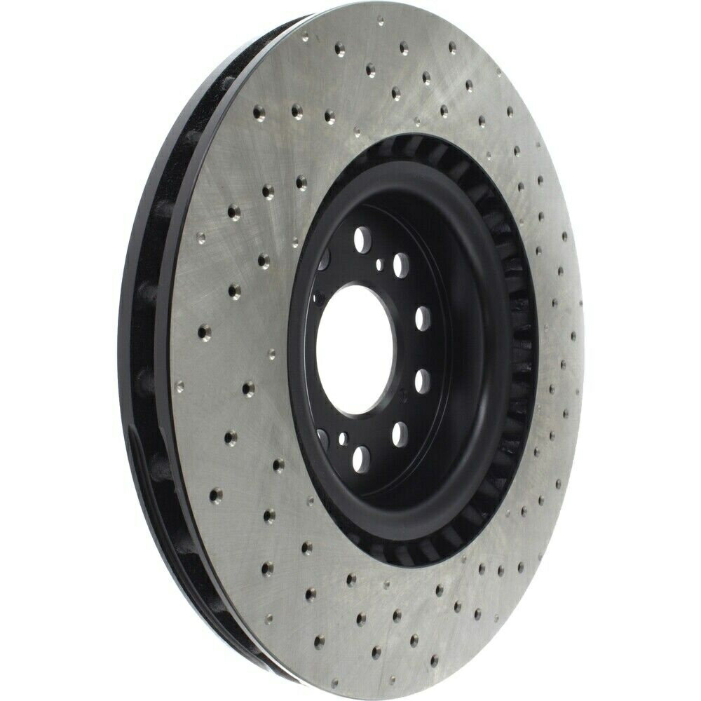 brake disc rotor ディスクブレーキロータープレミアムOEスタイルクロスドリルフロントフィット17-20ホンダシビック Disc Brake Rotor-Premium OE Style Cross-Drilled Front fits 17-20 Honda Civic