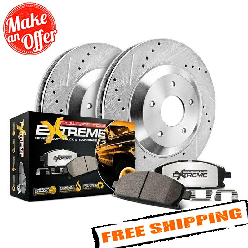 Us Custom Parts Shop USDM㤨brake disc rotor ѥȥå1 90-02ܥ졼ȥΤζüZ36ȥåȥȥ֥졼åȤ򥯥å Power Stop 1-Click Extreme Z36 Truck & Tow Brake Kit for 90-02 Chevy AstroפβǤʤ127,600ߤˤʤޤ
